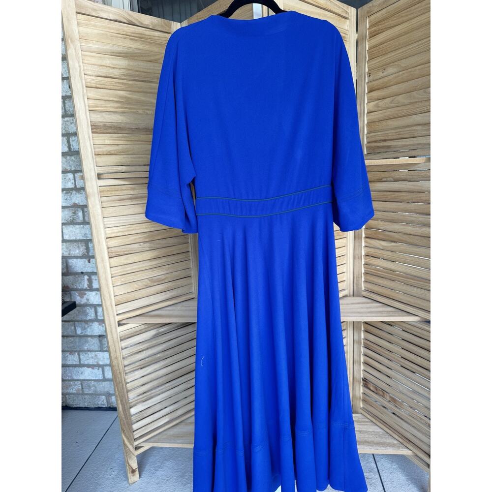 Roksanda Collective Dress Blue Size 14 - Picture 2 of 5